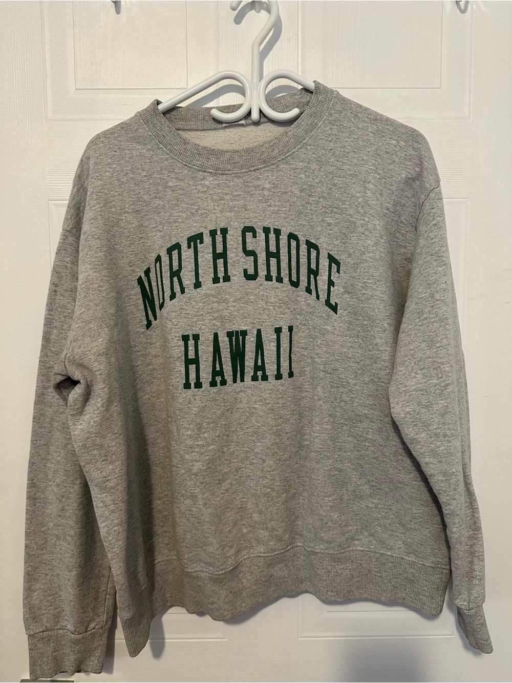 Brandy Melville North Shore Hawaii Grey Crewneck Sweatshirt